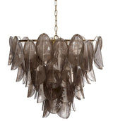 Jamie Young Magnolia 10-Light Quartz Glass Chandelier