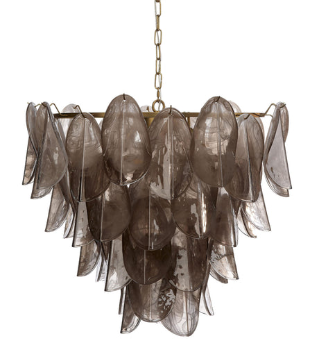 Jamie Young Magnolia 10-Light Quartz Glass Chandelier