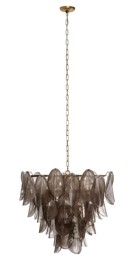 Jamie Young Magnolia 10-Light Quartz Glass Chandelier