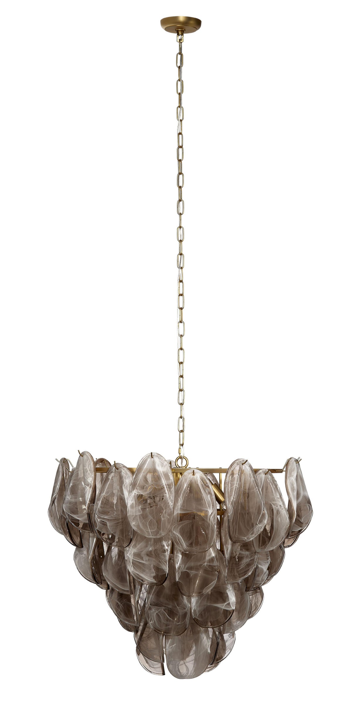 Jamie Young Magnolia 10-Light Quartz Glass Chandelier