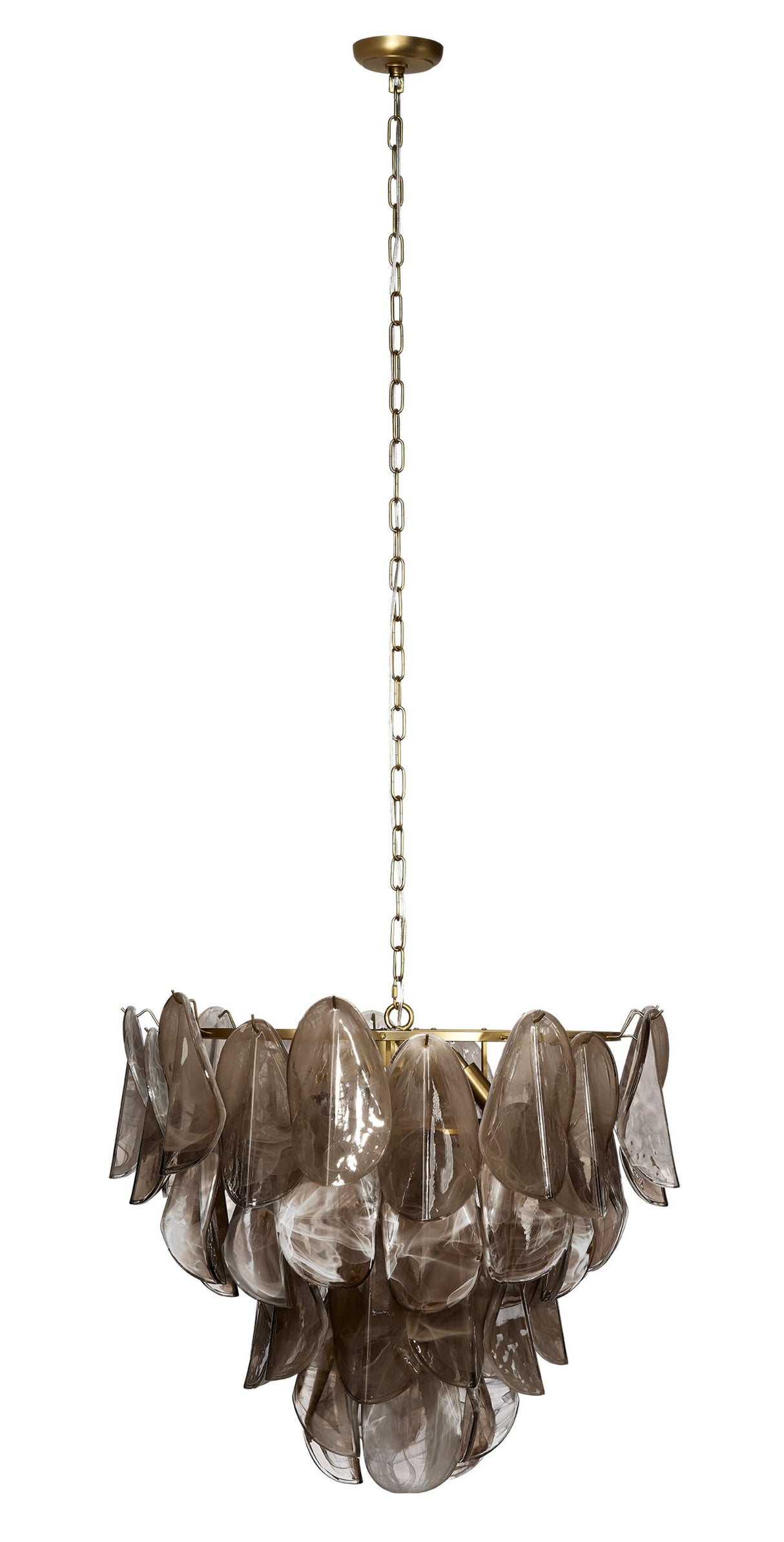 Jamie Young Magnolia 10-Light Quartz Glass Chandelier