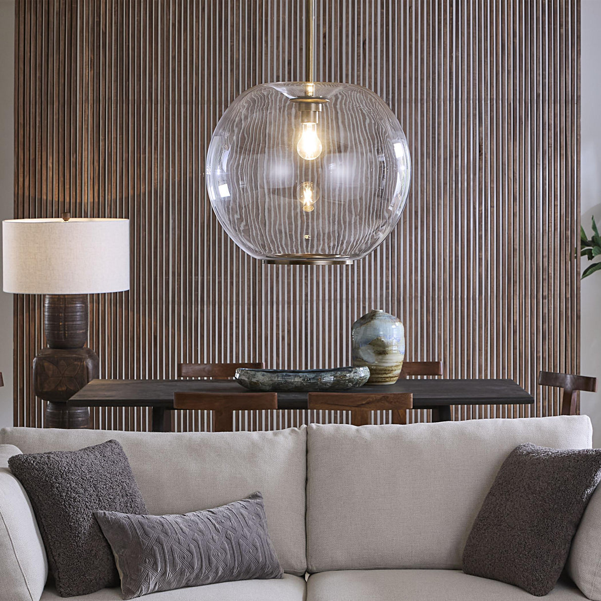 Jamie Young Helium 1-Light Blown Glass Pendant