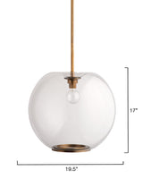 Jamie Young Helium 1-Light Blown Glass Pendant