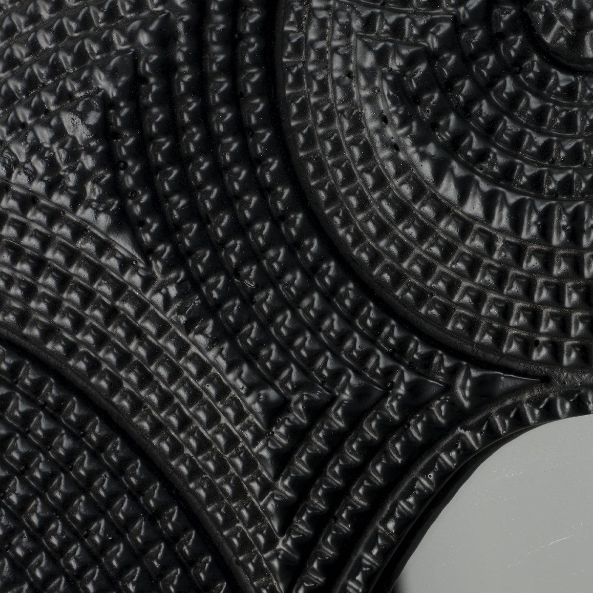 Jamie Young Baroque Resin Wall Mirror, Black