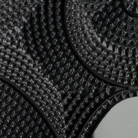 Jamie Young Baroque Resin Wall Mirror, Black