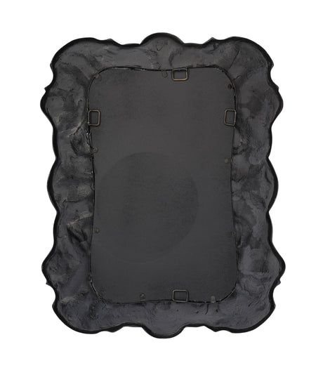 Jamie Young Baroque Resin Wall Mirror, Black