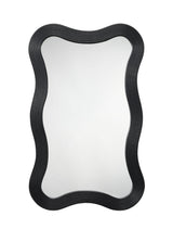 Jamie Young Deli Wavy Bamboo Wall Mirror, Black