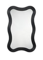 Jamie Young Deli Wavy Bamboo Wall Mirror, Black