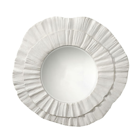 Jamie Young Millstone Resin Round Wall Mirror
