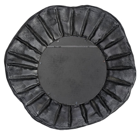 Jamie Young Millstone Resin Round Wall Mirror