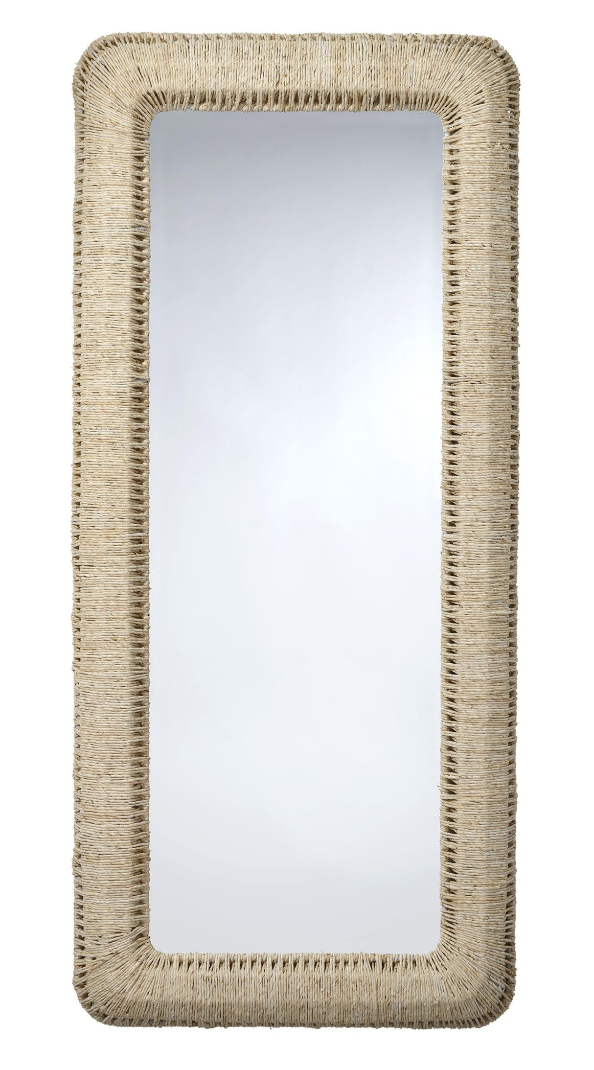 Jamie Young Hollis Rectangle Rope Floor Mirror