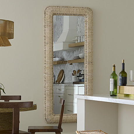 Jamie Young Hollis Rectangle Rope Floor Mirror
