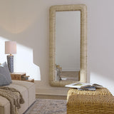 Jamie Young Hollis Rectangle Rope Floor Mirror