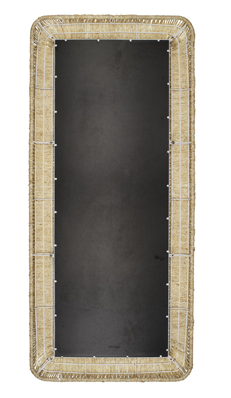Jamie Young Hollis Rectangle Rope Floor Mirror