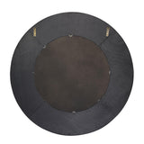 Jamie Young Paddock Bamboo Round Wall Mirror, Black