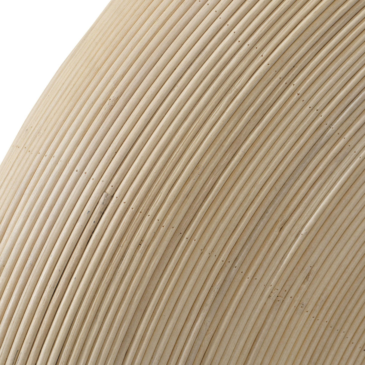 Jamie Young Paddock Bamboo Round Wall Mirror, Cream