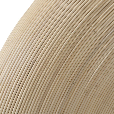 Jamie Young Paddock Bamboo Round Wall Mirror, Cream