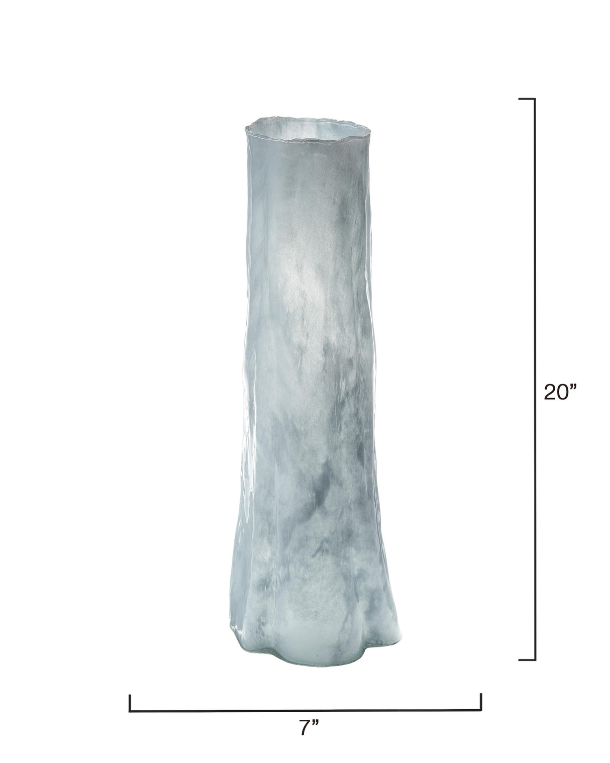 Jamie Young Sequoia Glass Decorative Vase, Large