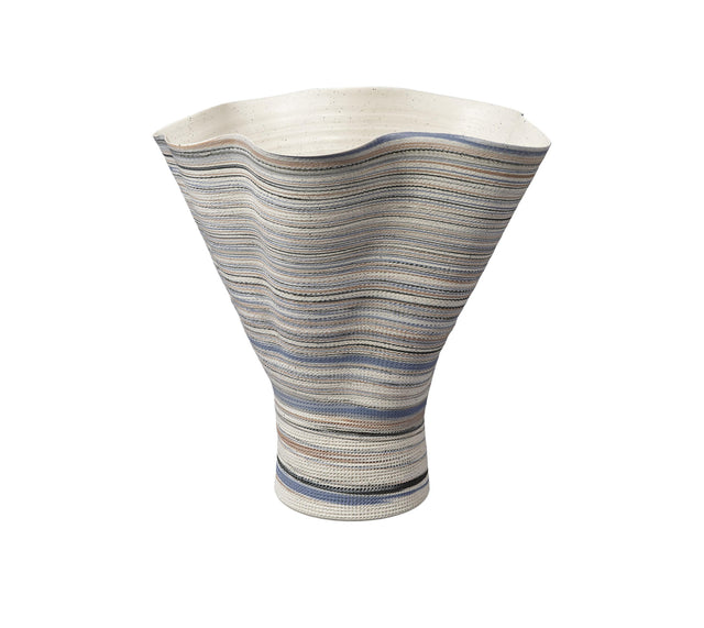 Jamie Young Splayed Porcelain Decorative Vase