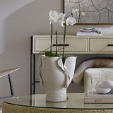 Jamie Young Torn Wide Porcelain Decorative Vessel