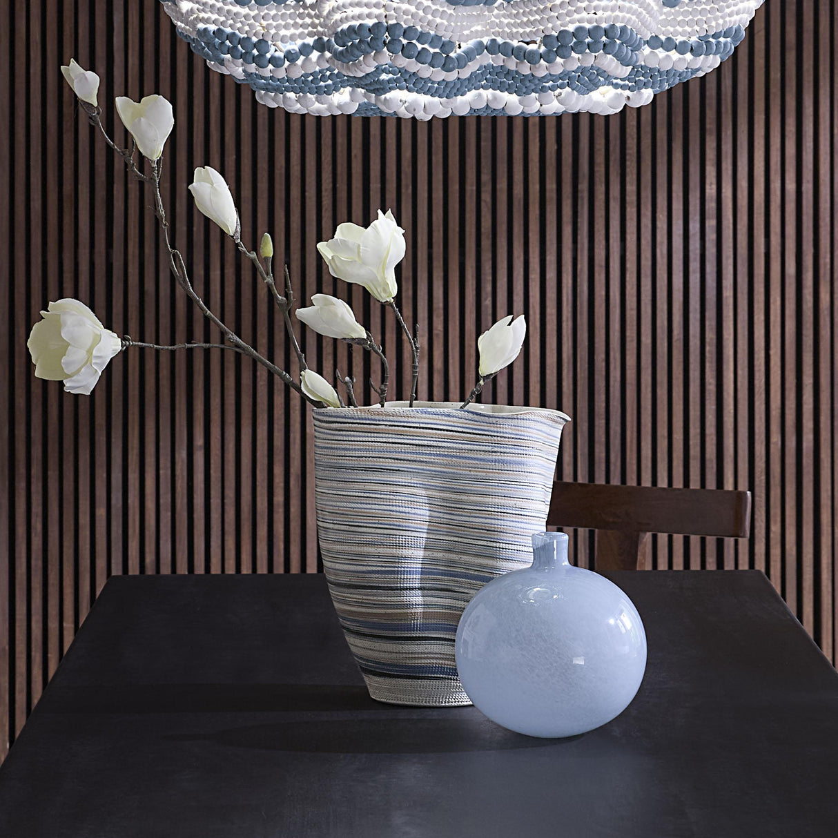 Jamie Young Undulation Porcelain Decorative Vase