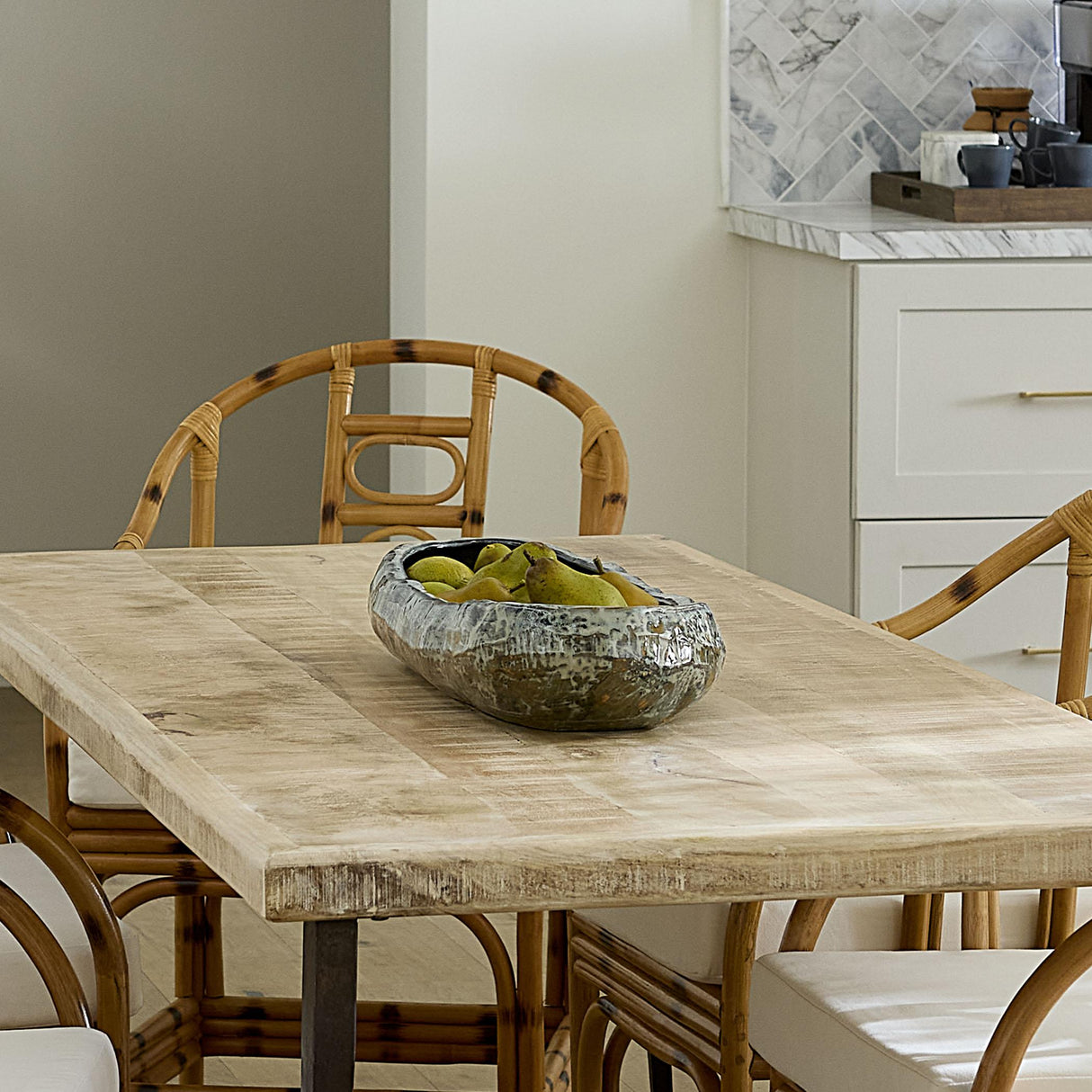 Jamie Young Unearthed Oval Ceramic Decorative Bowl