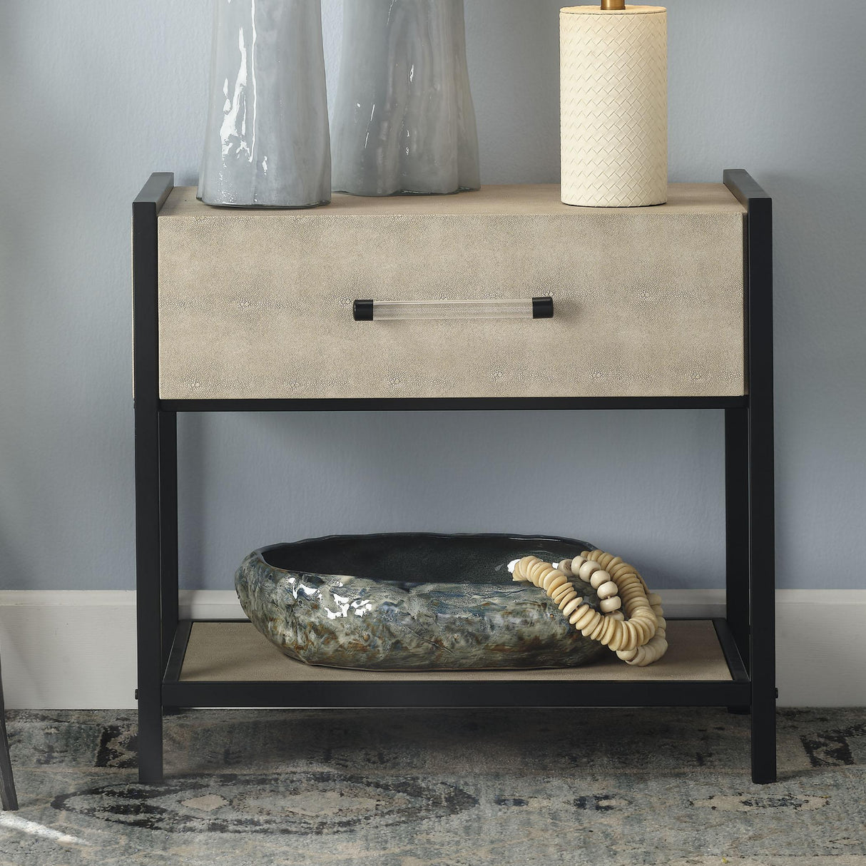 Jamie Young Unearthed Round Ceramic Decorative Bowl