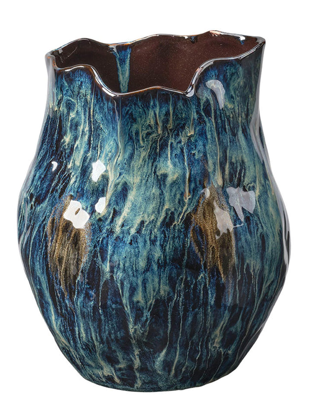 Jamie Young Whirl Ceramic Decorative Vase, Small