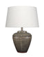 Jamie Young Avondale Ceramic Table Lamp with Linen Shade