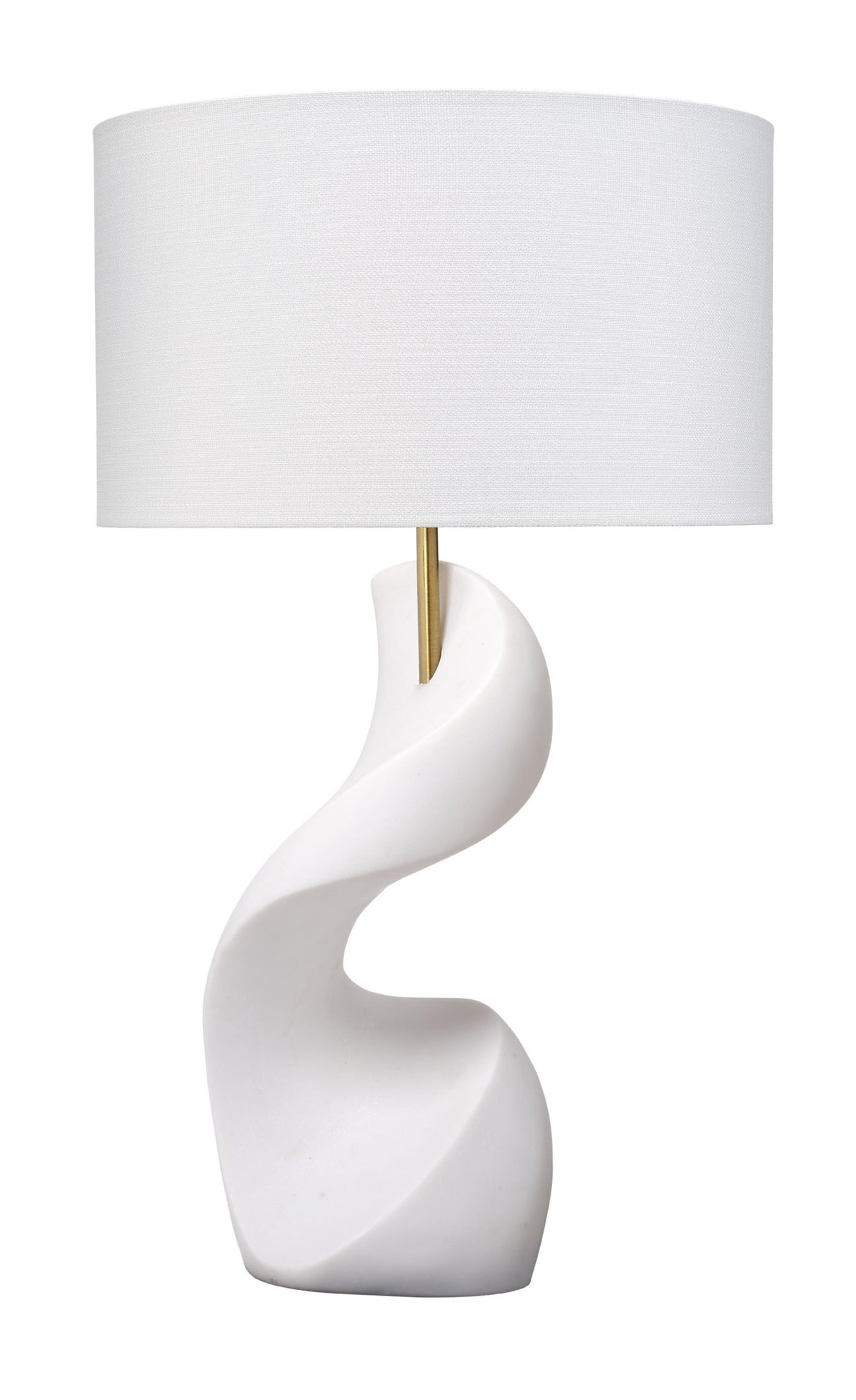 Jamie Young Cobra Ricestone Table Lamp with Linen Shade