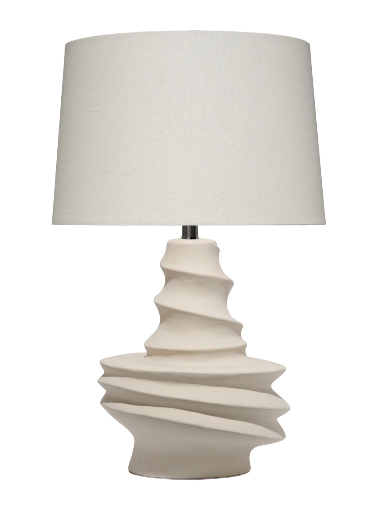 Jamie Young Dune Ceramic Table Lamp with Linen Shade