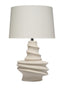 Jamie Young Dune Ceramic Table Lamp with Linen Shade