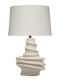 Jamie Young Dune Ceramic Table Lamp with Linen Shade