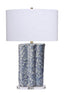 Jamie Young Flurry Ceramic Table Lamp with Linen Shade