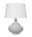 Jamie Young Oasis Ceramic Table Lamp with Linen Shade