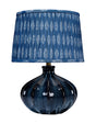 Jamie Young Hershey Ceramic Table Lamp with Cotton Shade