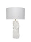 Jamie Young Sweetwood Ceramid Table Lamp with Linen Shade