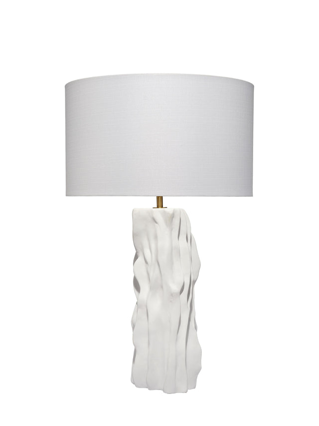 Jamie Young Sweetwood Ceramid Table Lamp with Linen Shade