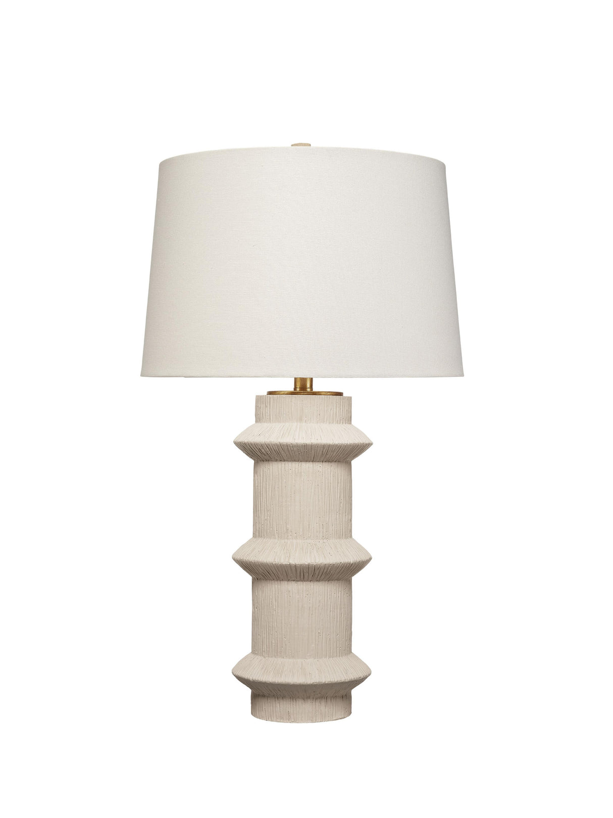 Jamie Young Trousdale Polyresin Table Lamp with Linen Shade