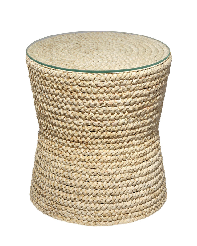 Jamie Young Grain Braided Side Accent Table