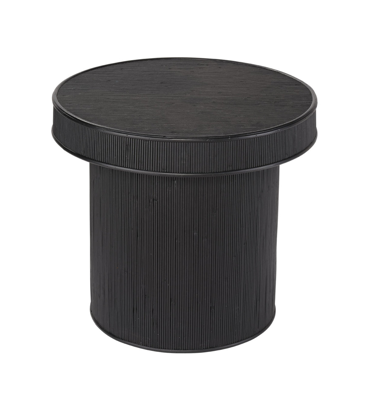 Jamie Young Taylor Bamboo Side Accent Table, Black
