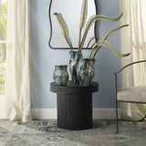 Jamie Young Taylor Bamboo Side Accent Table, Black