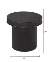 Jamie Young Taylor Bamboo Side Accent Table, Black