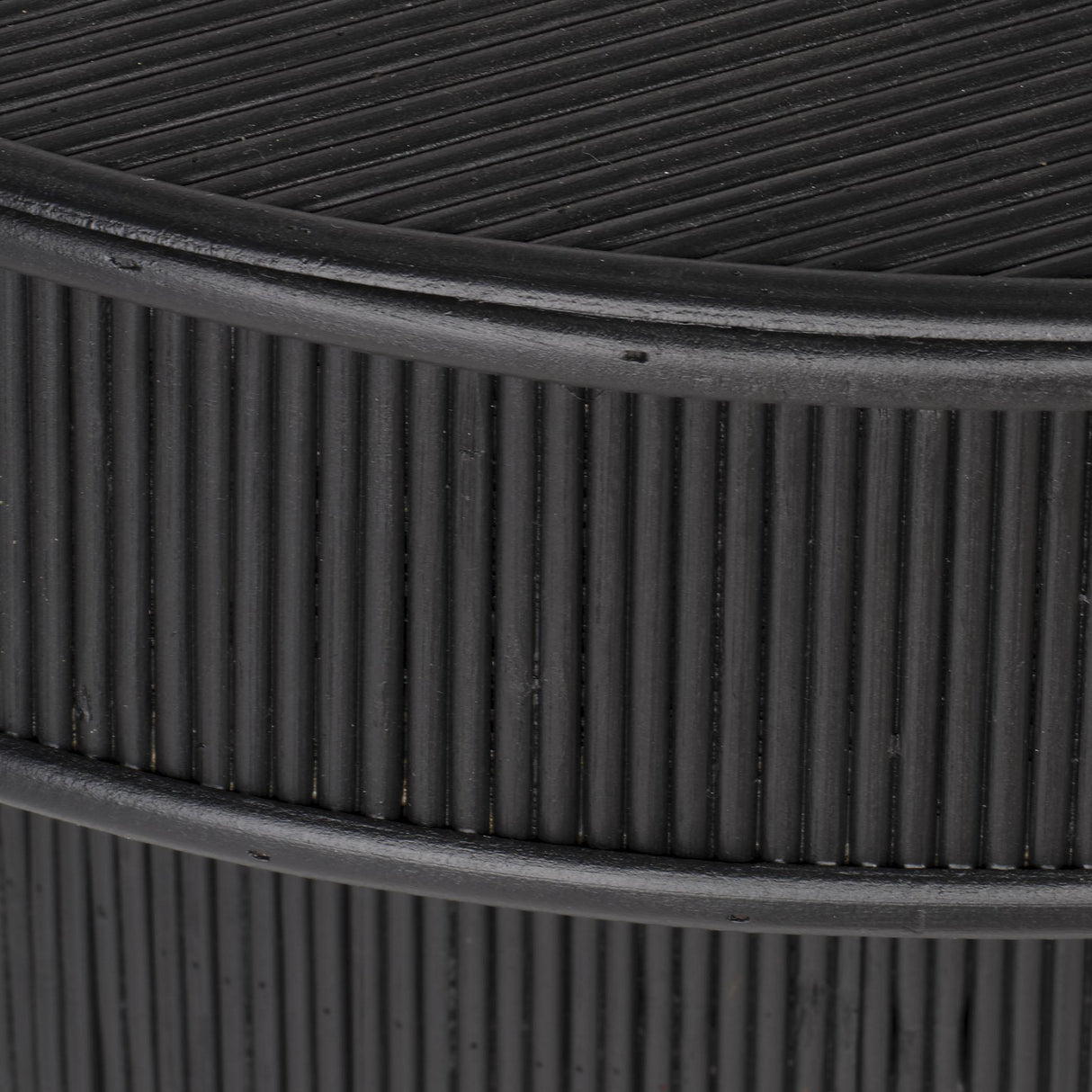 Jamie Young Taylor Bamboo Side Accent Table, Black