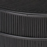 Jamie Young Taylor Bamboo Side Accent Table, Black