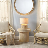 Jamie Young Taylor Bamboo Side Accent Table, Natural