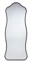 Jamie Young Aurora Wavy Iron Floor Mirror, Black