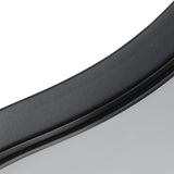 Jamie Young Aurora Wavy Iron Floor Mirror, Black