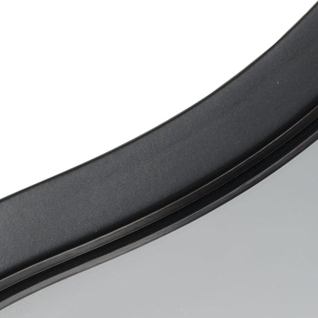 Jamie Young Aurora Wavy Iron Floor Mirror, Black