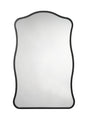 Jamie Young Aurora Wavy Iron Wall Mirror, Black